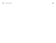 Tablet Screenshot of casacuberta.com